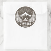 Sticker Rond Parc provincial Cypress (Sac)