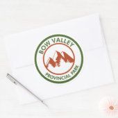 Sticker Rond Parc provincial de Bow Valley (Enveloppe)