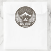 Sticker Rond Parc provincial de Bow Valley (Sac)