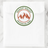 Sticker Rond Parc provincial de Skagit Valley (Sac)