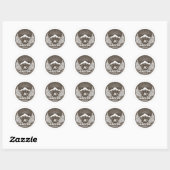 Sticker Rond Parc provincial Gladstone (Feuille)