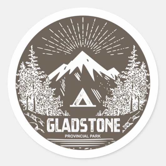 Sticker Rond Parc provincial Gladstone (Devant)