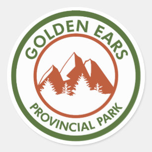 Sticker Rond Parc provincial Golden Ears Colombie-Britannique