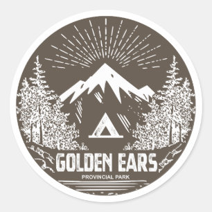 Sticker Rond Parc provincial Golden Ears Colombie-Britannique