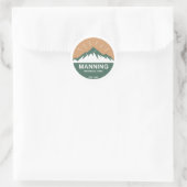 Sticker Rond Parc provincial Manning (Sac)