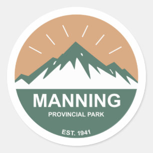 Sticker Rond Parc provincial Manning