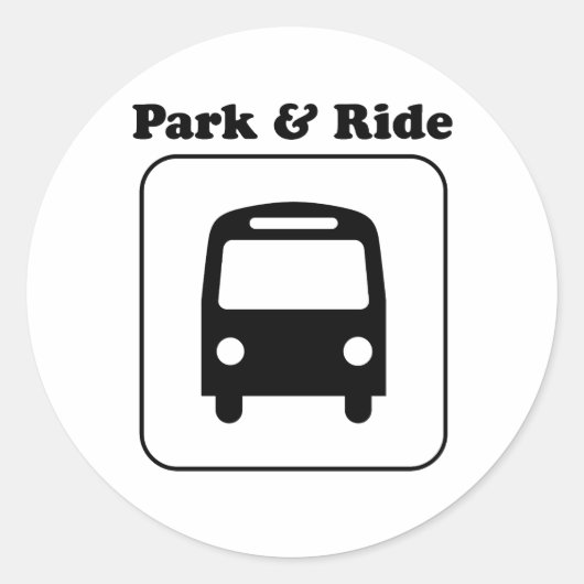 Sticker Rond Parc relais (Devant)