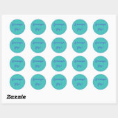Sticker Rond Parce que oui ! (Feuille)