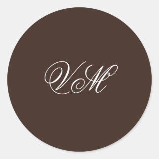 Sticker Rond Parcourir le Mariage Amour