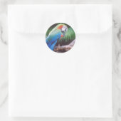 STICKER ROND PARCOURS VERT BLEU (Sac)