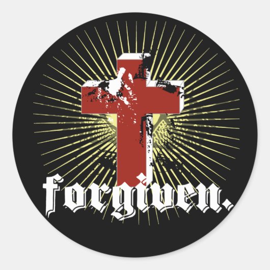 Sticker Rond pardonné (Devant)