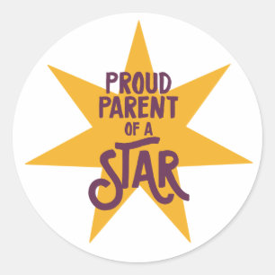 Sticker Rond Parent fier