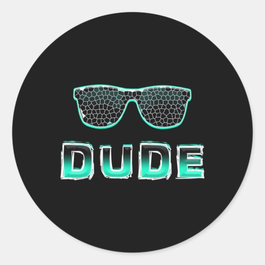 Sticker Rond Parfait Dude Merchandise Dude Parfait (Devant)