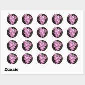 Sticker Rond Parfum de Lilacs (Feuille)