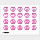 Sticker Rond Parfum Isryla illimité (Feuille)