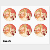 Sticker Rond Parfumerie de Cologne (Feuille)