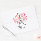 Sticker Rond Paris (Enveloppe)