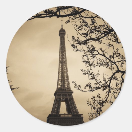 Sticker Rond Paris (Devant)