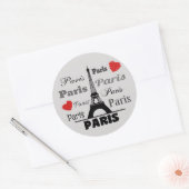 Sticker Rond Paris (Enveloppe)
