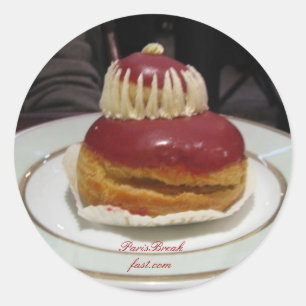 Sticker Rond Paris Desserts