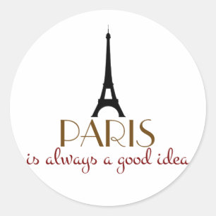 Sticker Rond Paris est toujours une bonne idée