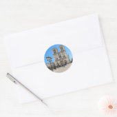Sticker Rond PARIS Notre Dame (Enveloppe)