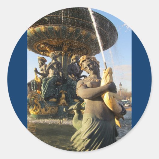 Sticker Rond Paris - Place de la Concorde (Devant)