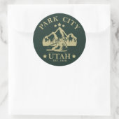 Sticker Rond Park City Utah ski (Sac)