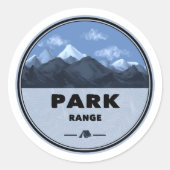 Sticker Rond Park Range Colorado Camping (Devant)