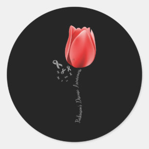 Sticker Rond Parkinson Maladie Tulipe Avril Mois Pret