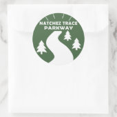 Sticker Rond Parkway de Natchez Trace (Sac)