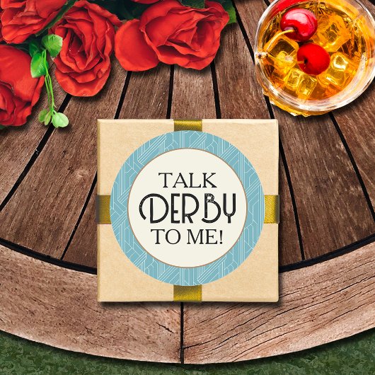 Sticker Rond Parle-moi de Derby