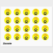 STICKER ROND PARLER À LA CLAW (Feuille)
