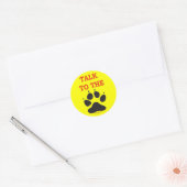 STICKER ROND PARLER À LA CLAW (Enveloppe)
