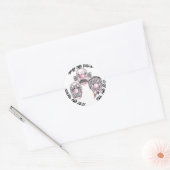 Sticker Rond parler entendre ne rien voir (Enveloppe)