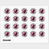 Sticker Rond Parler pour les non-nés (Feuille)