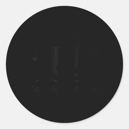 Sticker Rond Parlez Derby À Moi Drôle Cheval De Course (Devant)