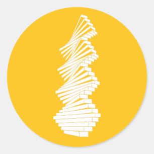 Sticker Rond paroi articulée