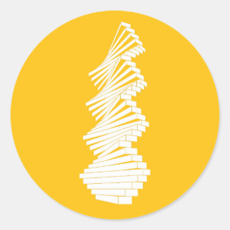 Sticker Rond paroi articulée