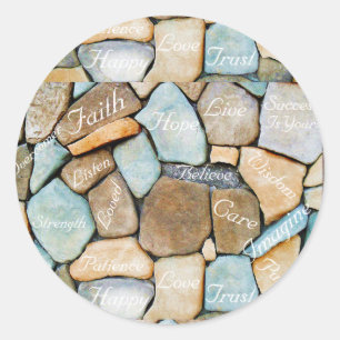 Sticker Rond Paroles d'encouragement,Paroles d'espoir_