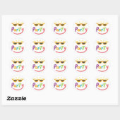 Sticker Rond Parti (Feuille)