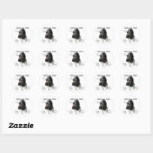 Sticker Rond Parti Anglais Cocker Histoire Espagnole (Feuille)