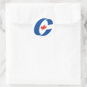 Sticker Rond Parti conservateur du Canada (Sac)