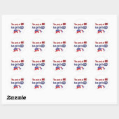 Sticker Rond Parti du Non (Feuille)