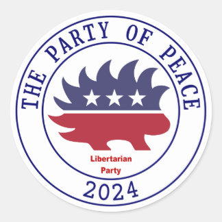 Sticker Rond Parti libertaire en 2024