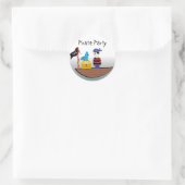 Sticker Rond Parti Pirate (Sac)