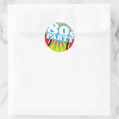 Sticker Rond Parti rétro (Sac)