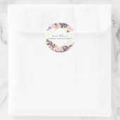 Sticker Rond Parti surprise | Beaux Bluebells et Roses (Sac)