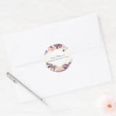 Sticker Rond Parti surprise | Beaux Bluebells et Roses (Enveloppe)