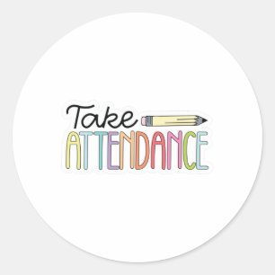 Sticker Rond Participer